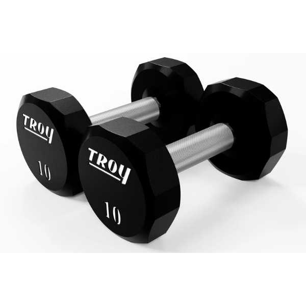 Troy Barbell 12- Sided Urethane Dumbbells TSD-U