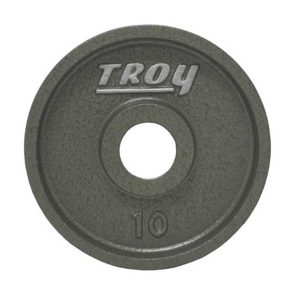 Troy Barbell Gray Wide Flange Premium Machined Olympic Plates- HO