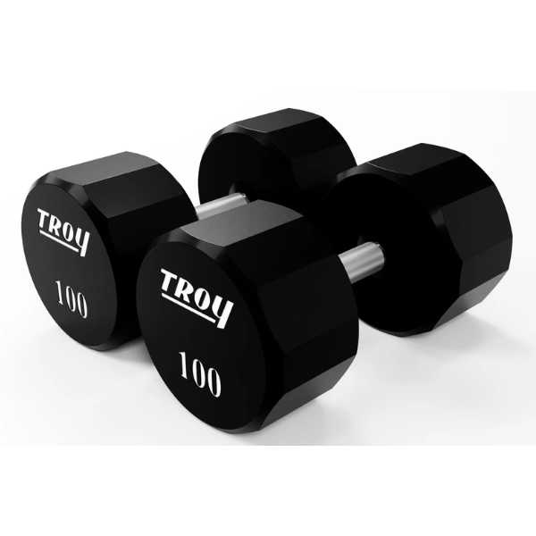 Troy Barbell 12- Sided Urethane Dumbbells TSD-U