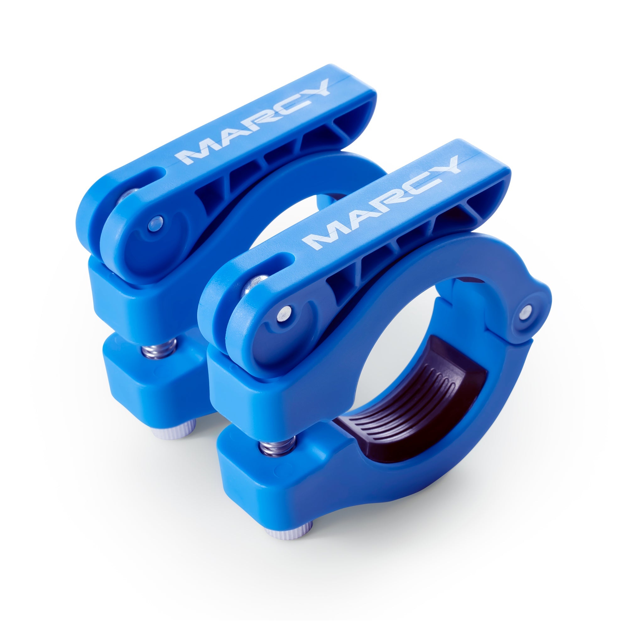 Olympic Barbell Lock Collar Clips to Secure Olympic Weight Plates | Marcy - In Red, Black, Blue, or Pink