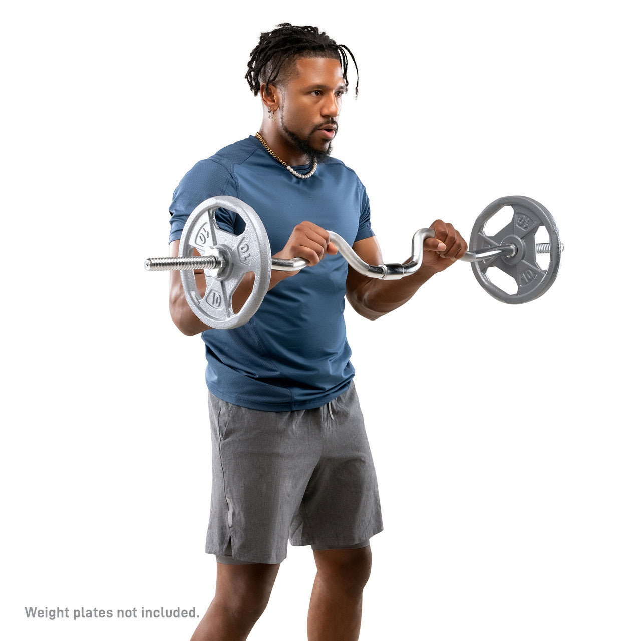 2-Piece Standard Super Curl Bar | Marcy SCB-248