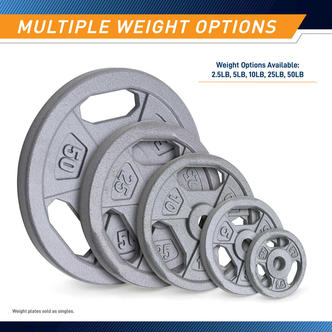 2.5lb Standard Size Grip Plate B5G-FAMILY | B5G-5502