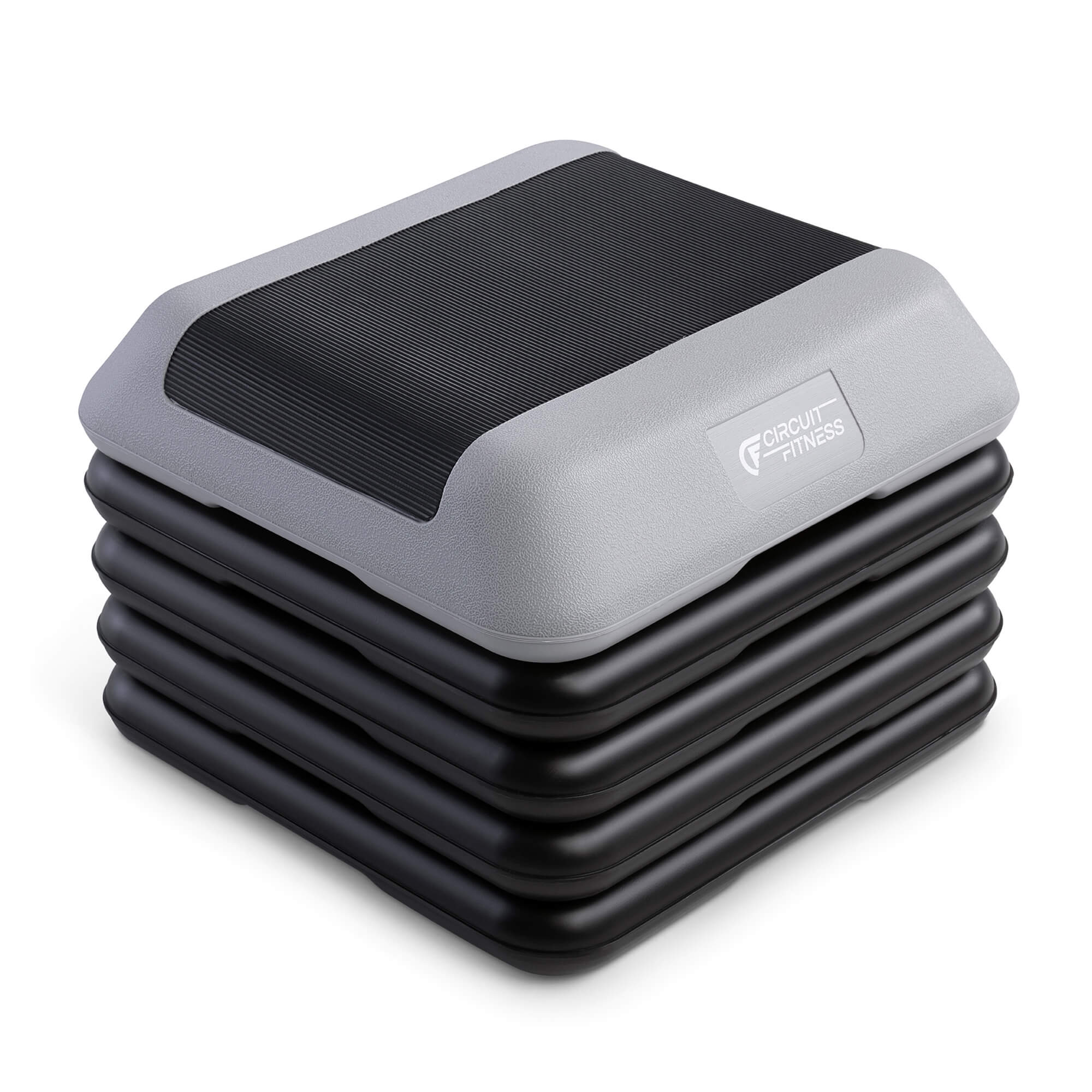 Adjustable Aerobic Step Platform with 4 Risers in multiple Colors - Circuit Fitness