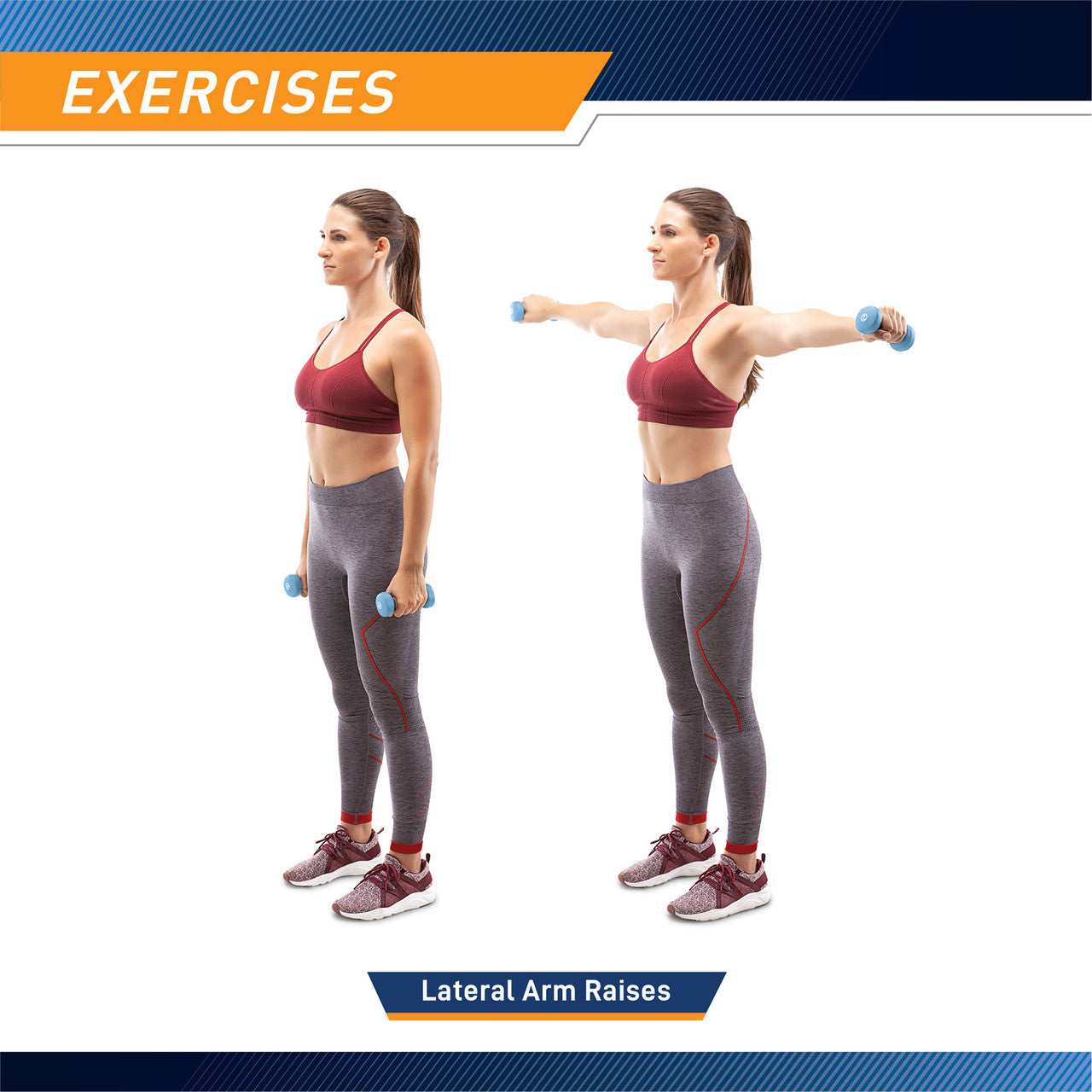 3-Pair Neoprene Dumbbell Set with Case | Marcy NDS-21.1