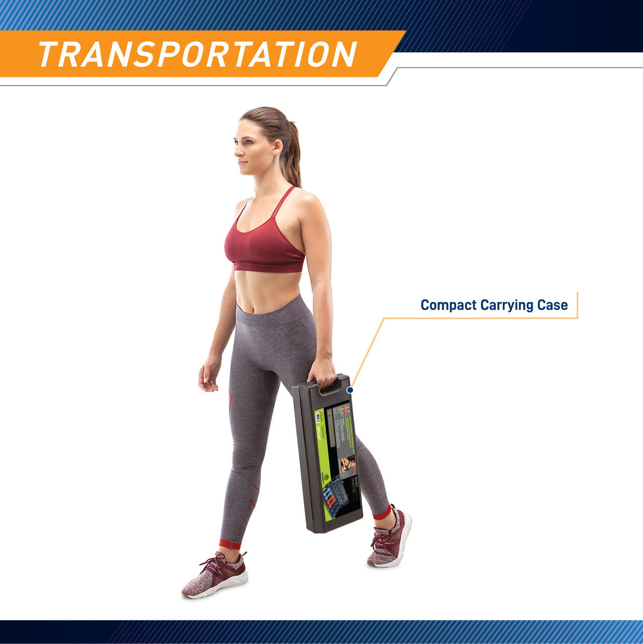 3-Pair Neoprene Dumbbell Set with Case | Marcy NDS-21.1