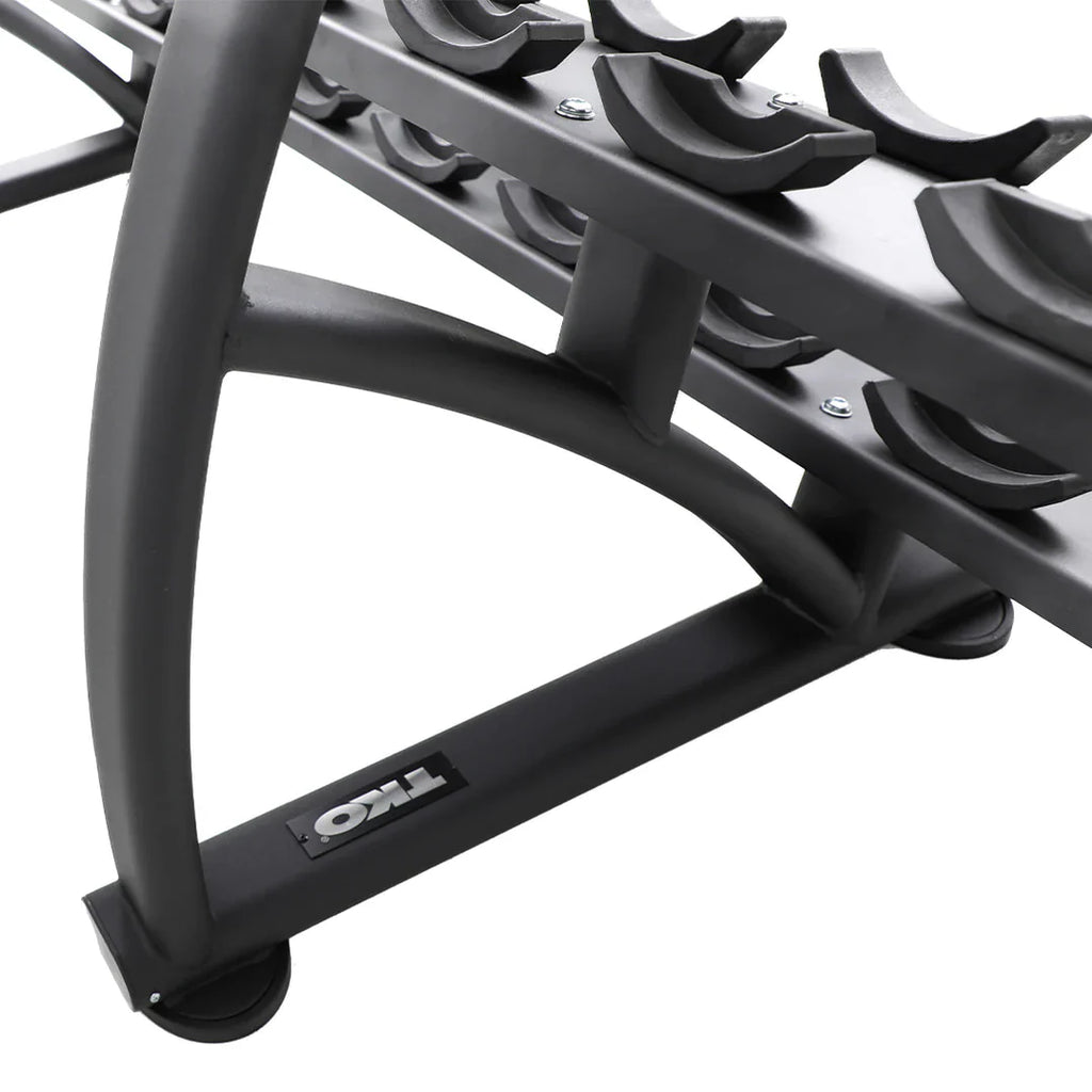 TKO 15 Pair Signature Dumbbell Rack With Saddles 7052