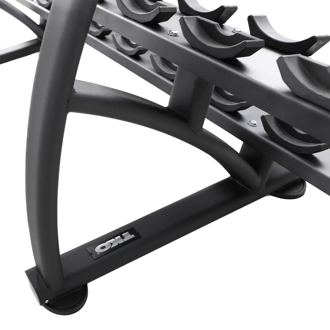 TKO 15 Pair Signature Dumbbell Rack With Saddles 7052