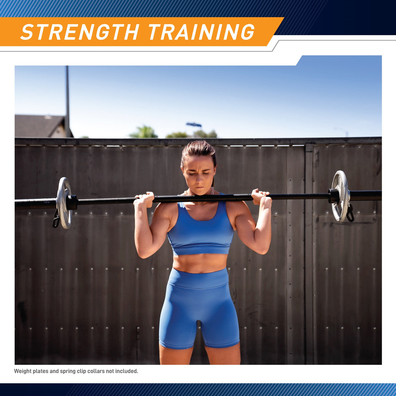 7ft Olympic Barbell 30lbs with 15.5 inch Loadable Sleeves | Marcy TRB-84