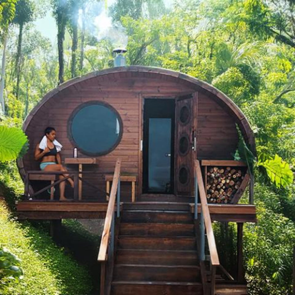 SaunaLife G11 Garden Series 8-Person Outdoor Sauna