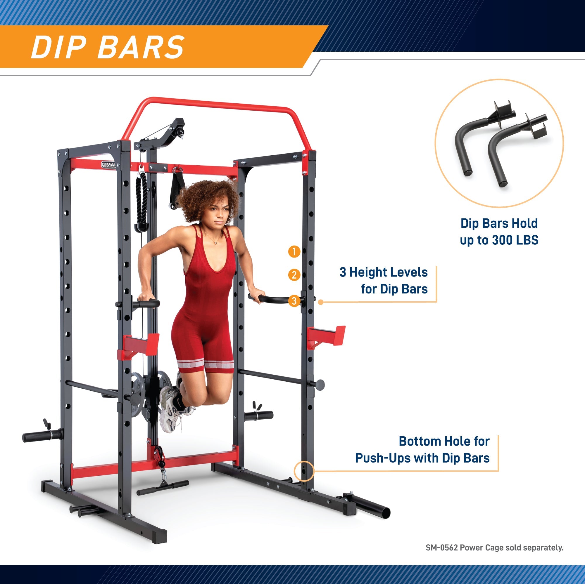 Marcy Power Cage Accessories Bundle ONLY for SM-0562 | ACC-0661