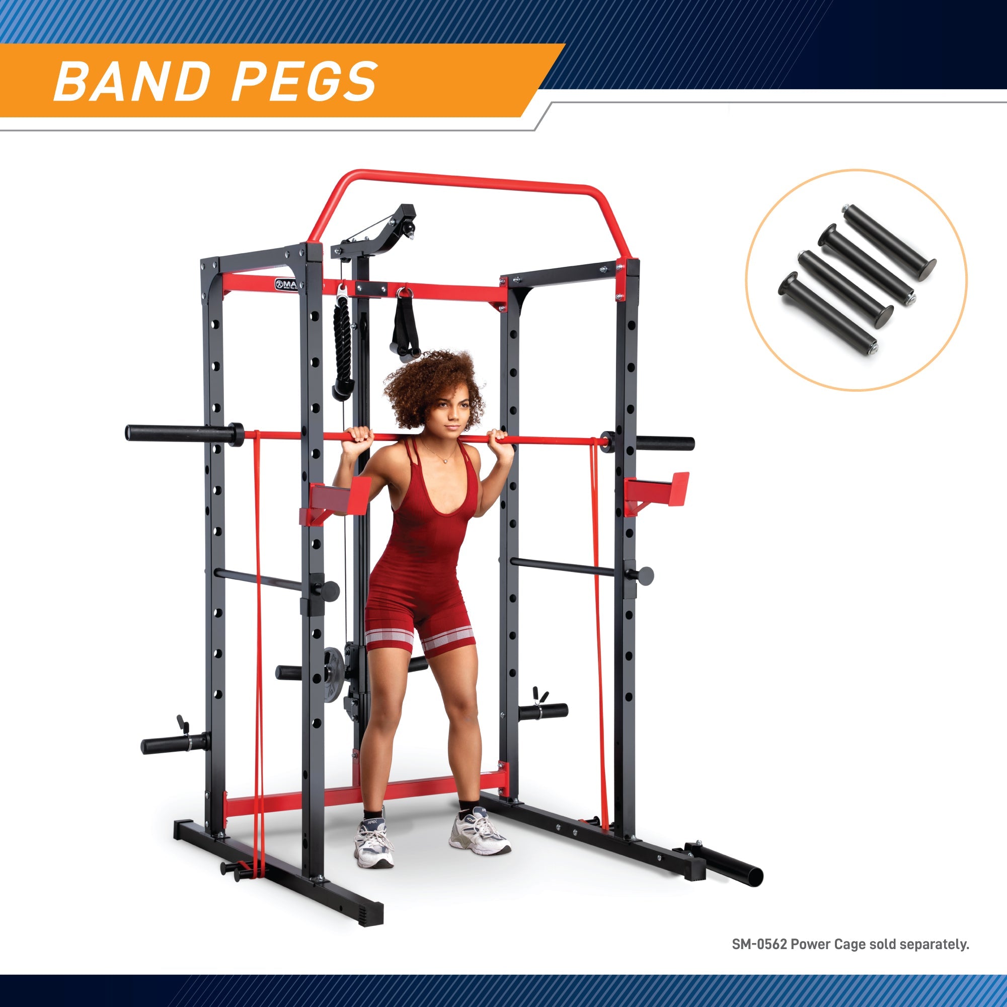 Marcy Power Cage Accessories Bundle ONLY for SM-0562 | ACC-0661