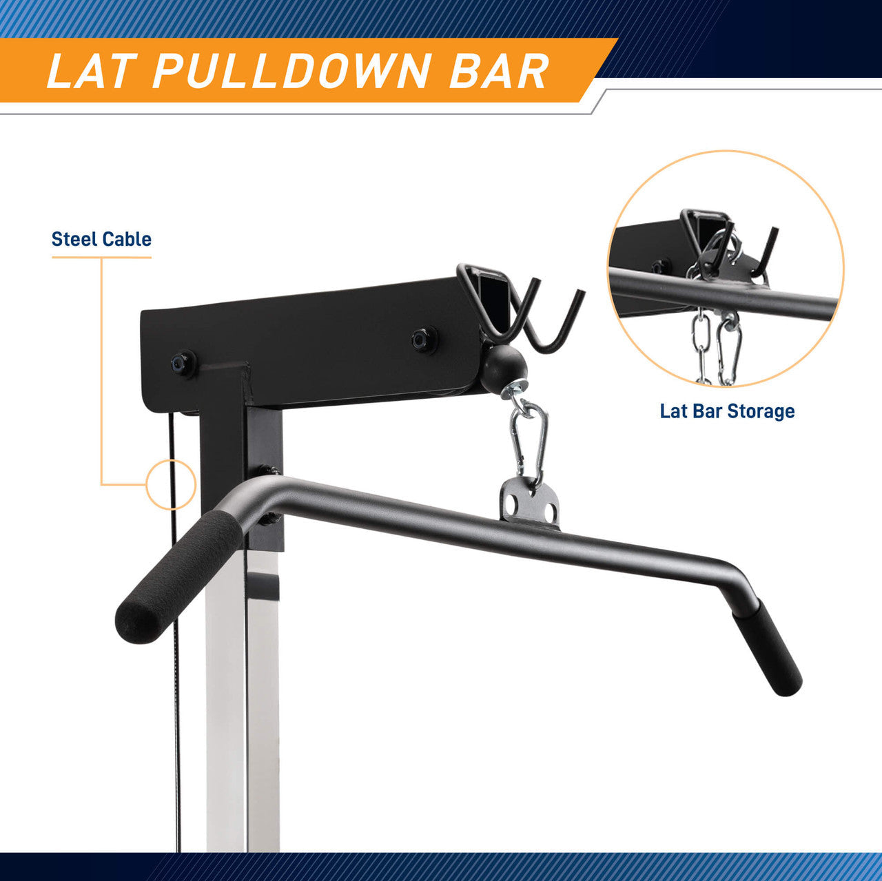 Lat Tower - accessory for MWB-5511 and MWB-7096 | ACC-8048LT