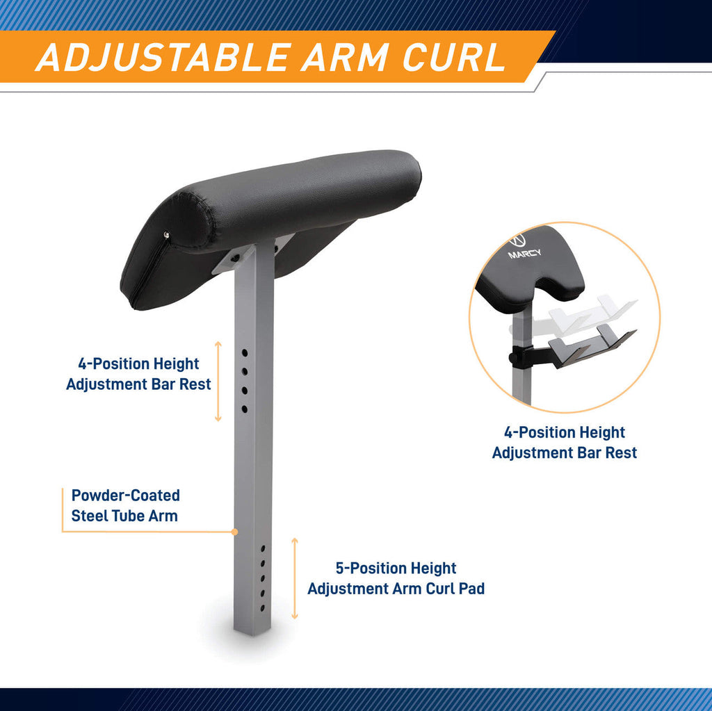 Arm Curl- accessory only for MWB-5511 and MWB-7096 | ACC-8215AC