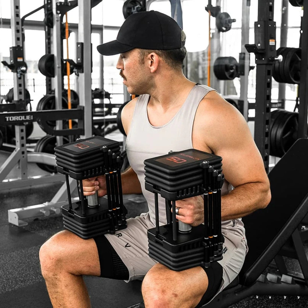 PowerBlock Commercial Pro 100 Adjustable Dumbbells