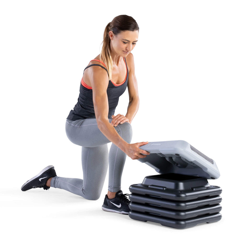 Adjustable Aerobic Step Platform with 4 Risers in multiple Colors - Circuit Fitness