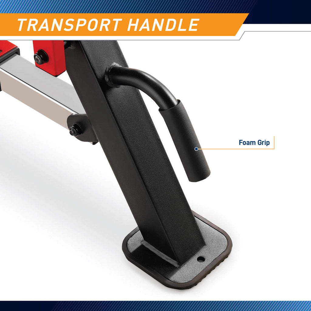 Adjustable Utility Bench with Chrome Sliding Track SB-5429 | Marcy