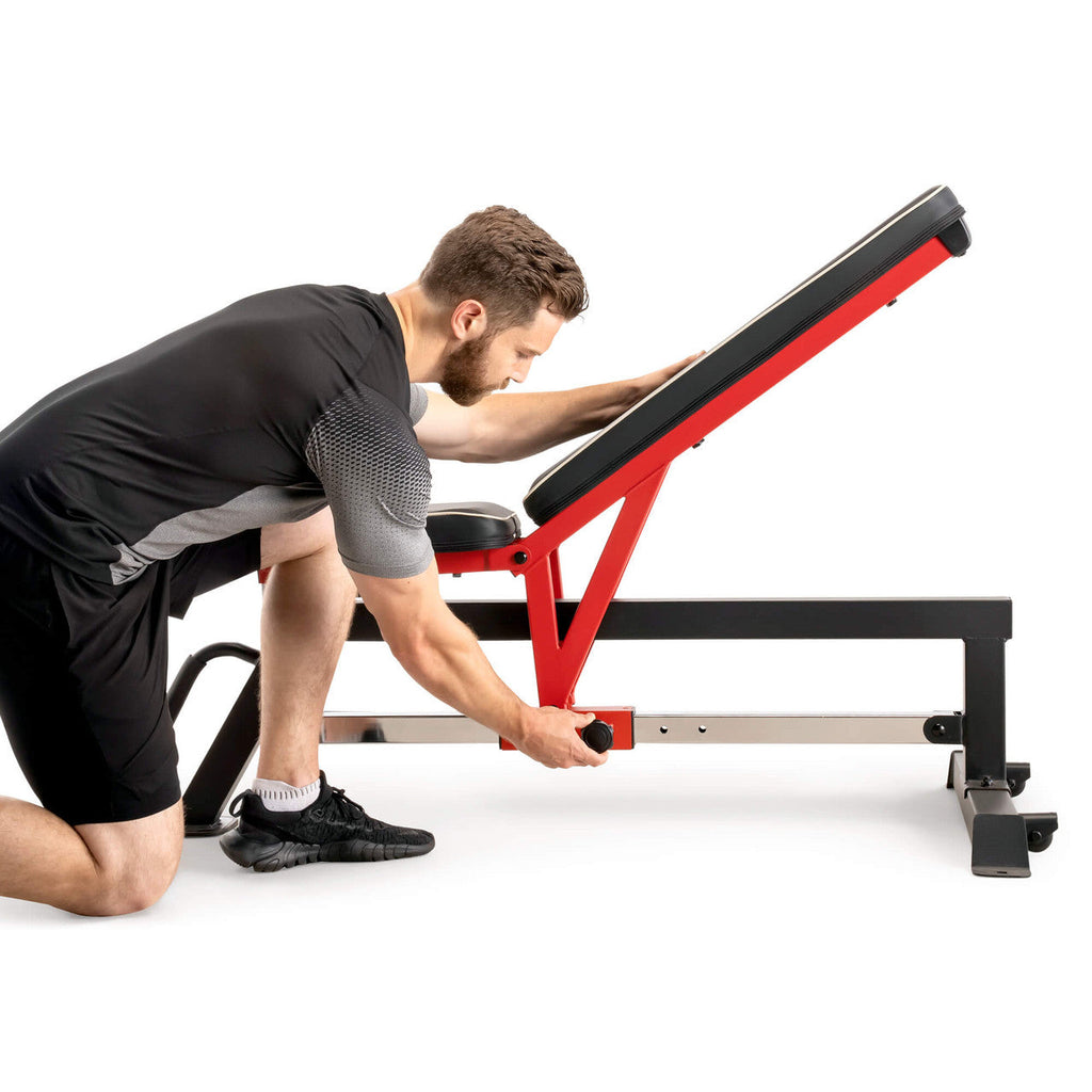Adjustable Utility Bench with Chrome Sliding Track SB-5429 | Marcy