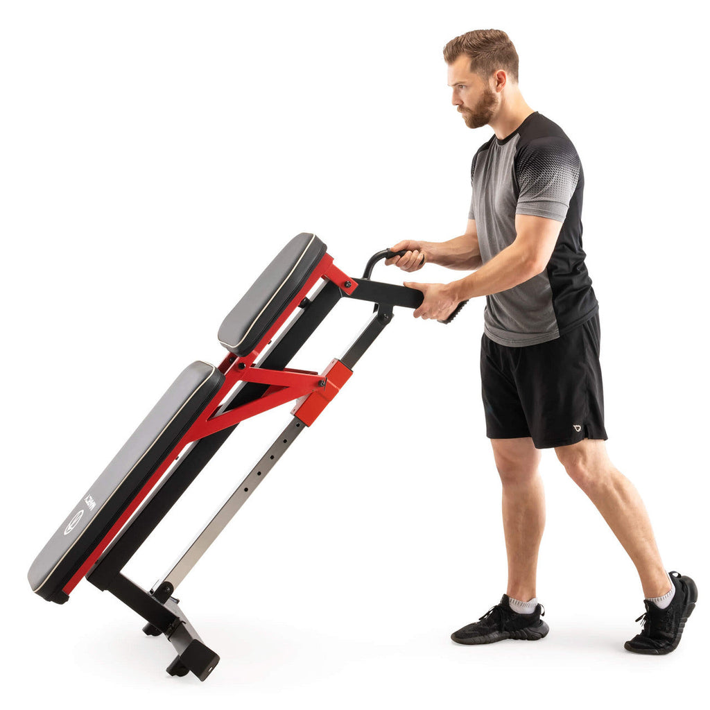 Adjustable Utility Bench with Chrome Sliding Track SB-5429 | Marcy