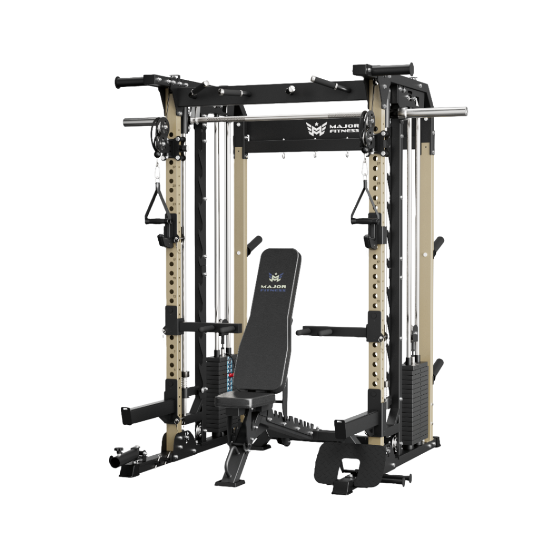 B52 Pro Smith Power Cage Desert With Bench