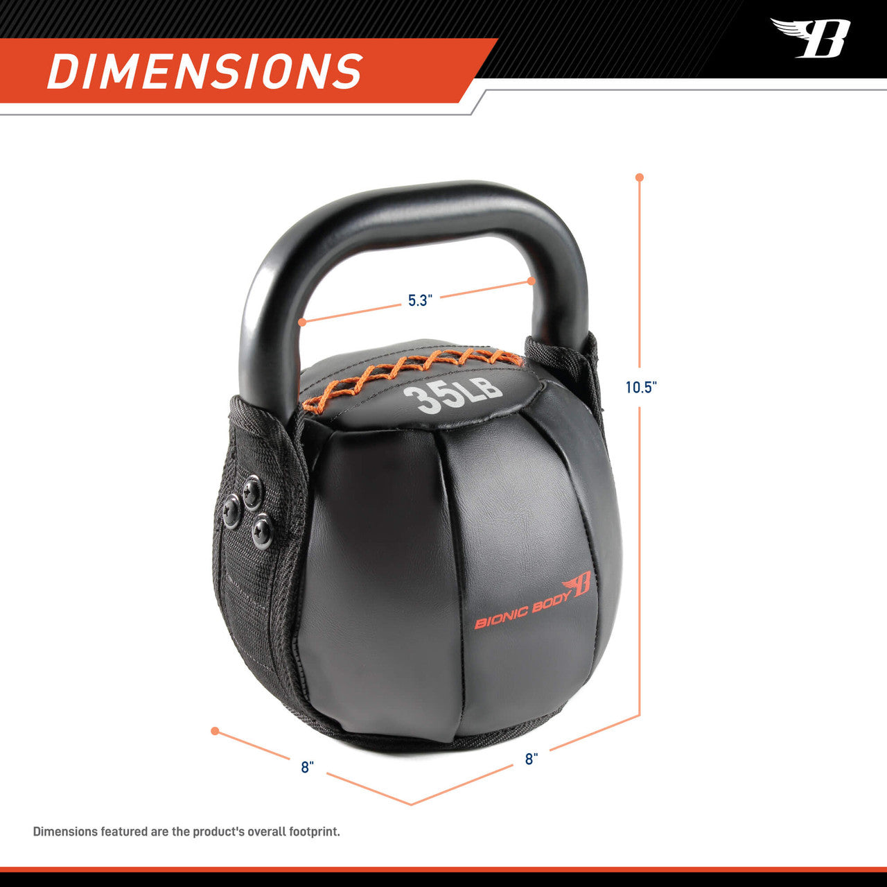 Bionic Body 35lb Soft Kettlebell | BBKB-35