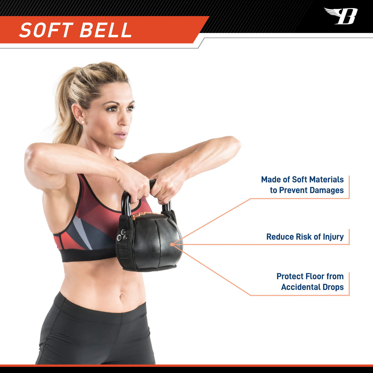 Bionic Body 35lb Soft Kettlebell | BBKB-35
