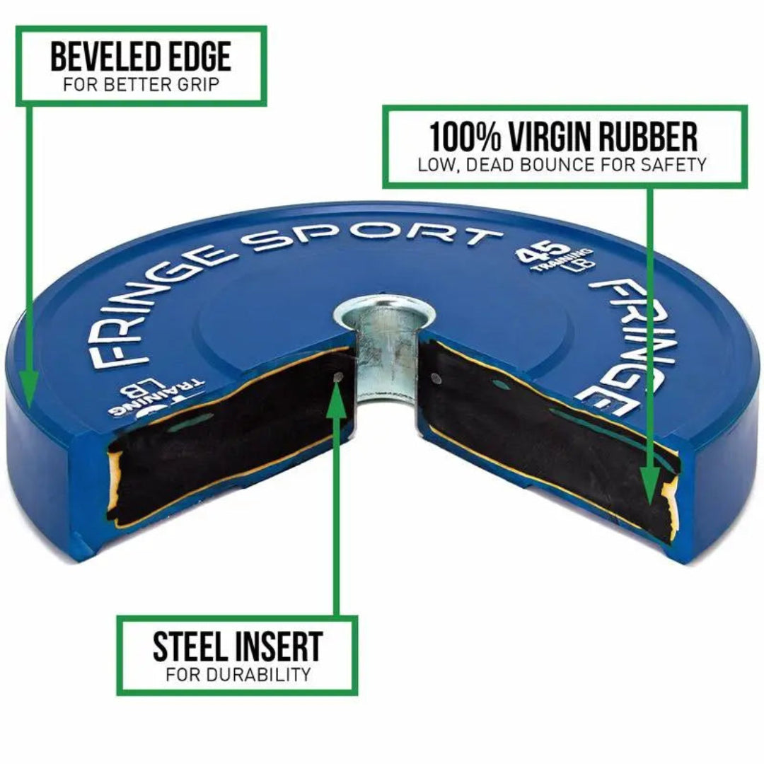 Fringe Sport Black Bumper Plate Sets