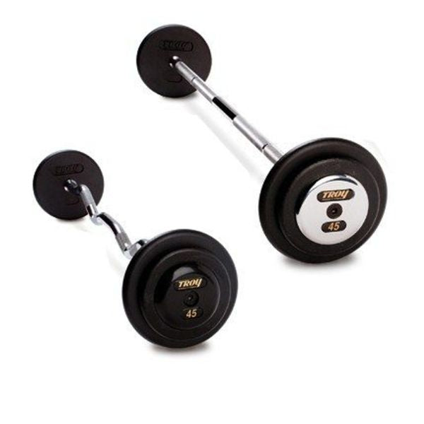 Troy Pro Style Barbells Black Plates PFB/PZB