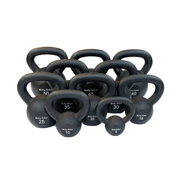 5-50lb Dumbbell Set With Bench + (5) Kettlebells - Free Weight Start Package