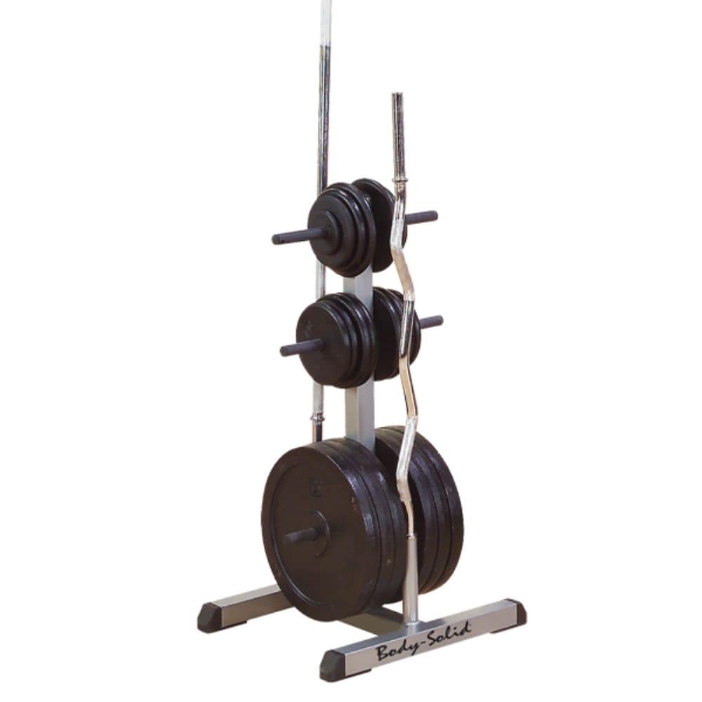 Body-Solid Standard Plate Tree & Bar Holder GSWT