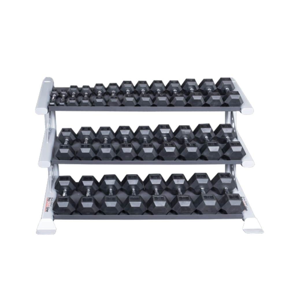 Body-Solid Pro Clubline 3-Tier Dumbbell Rack SDKR1000DB
