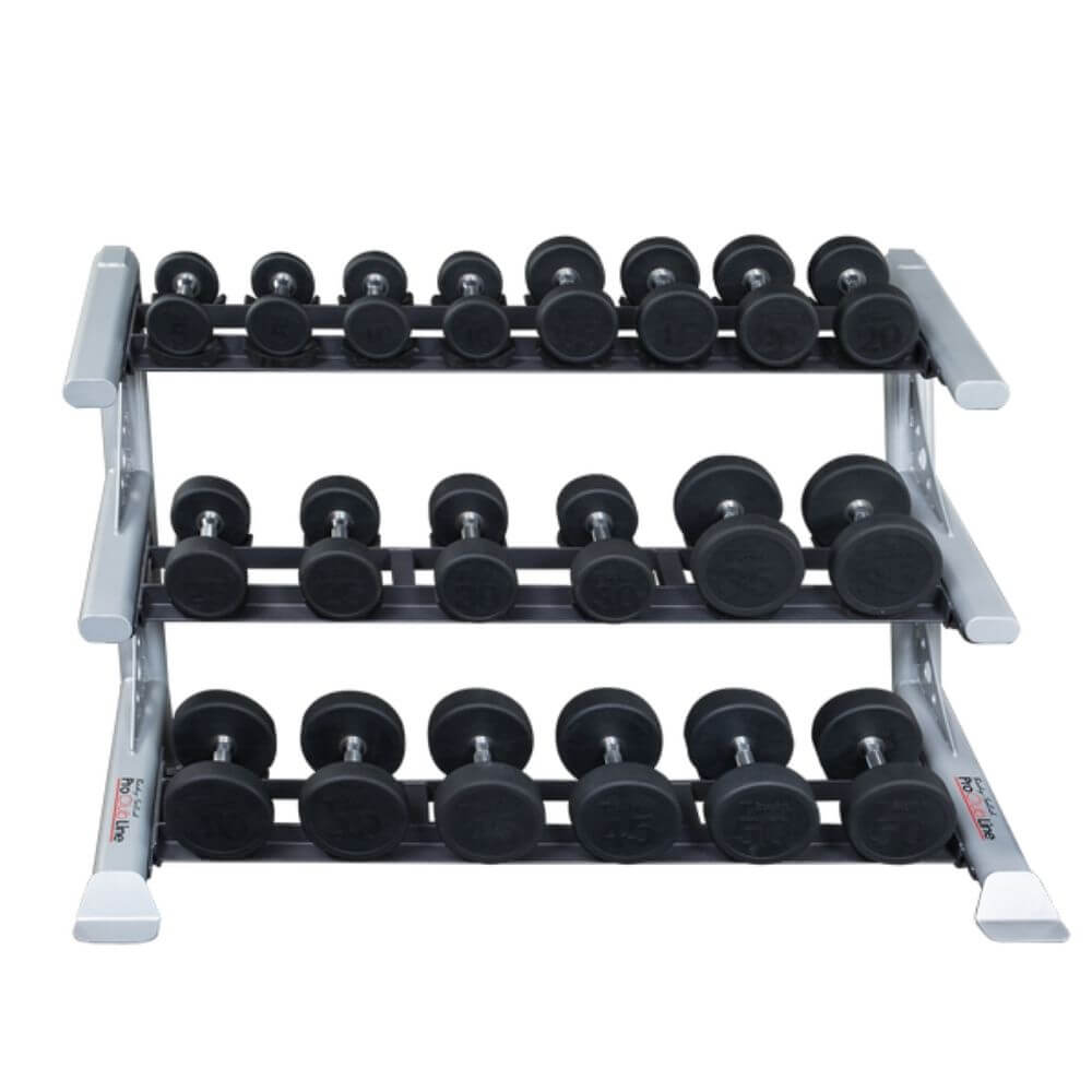 Body-Solid ProClub 3 Tier Saddle Dumbbell Rack SDKR1000SD