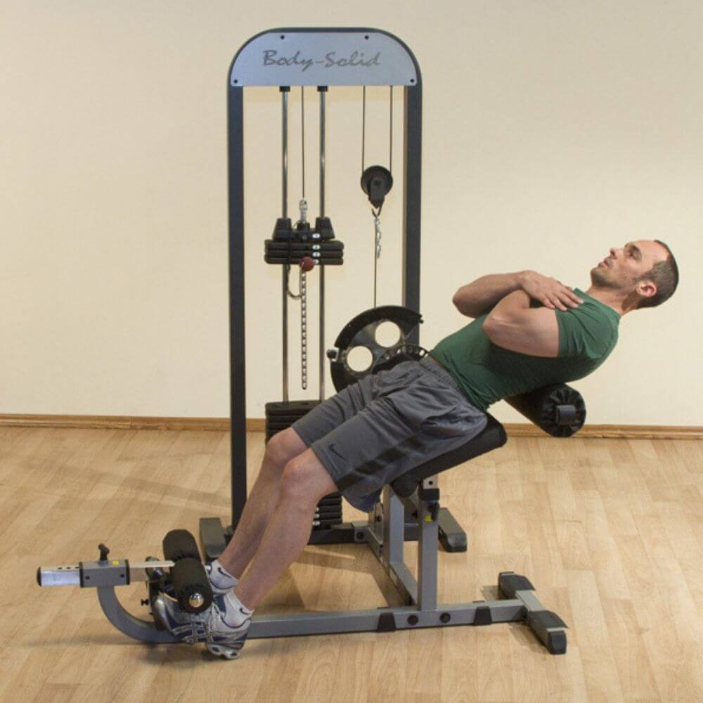 Body-Solid Pro Select Ab And Back Machine GCAB-STK