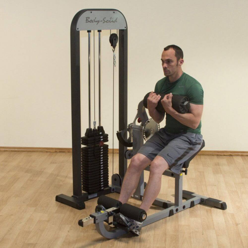 Body-Solid Pro Select Ab And Back Machine GCAB-STK