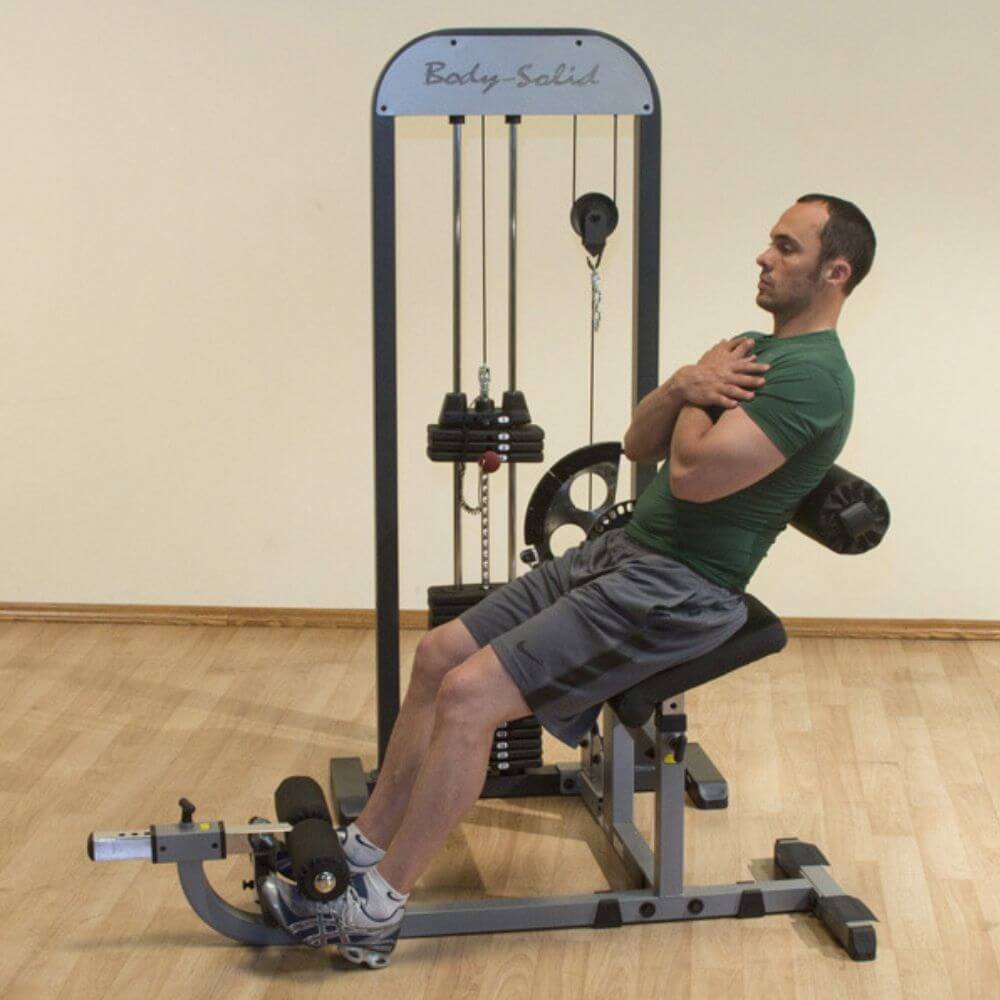 Body-Solid Pro Select Ab And Back Machine GCAB-STK