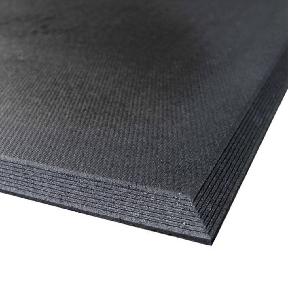 Body-Solid 7'-6" X 6' Rubber Lifting Platform, 3/4" Thick, Bevel Edge RFHU68