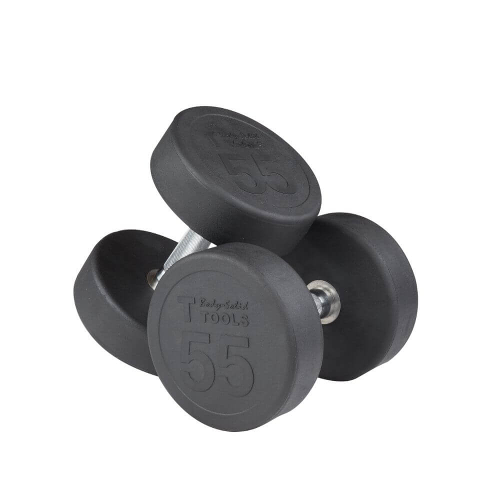 Body-Solid Rubber Round Dumbbells SDP
