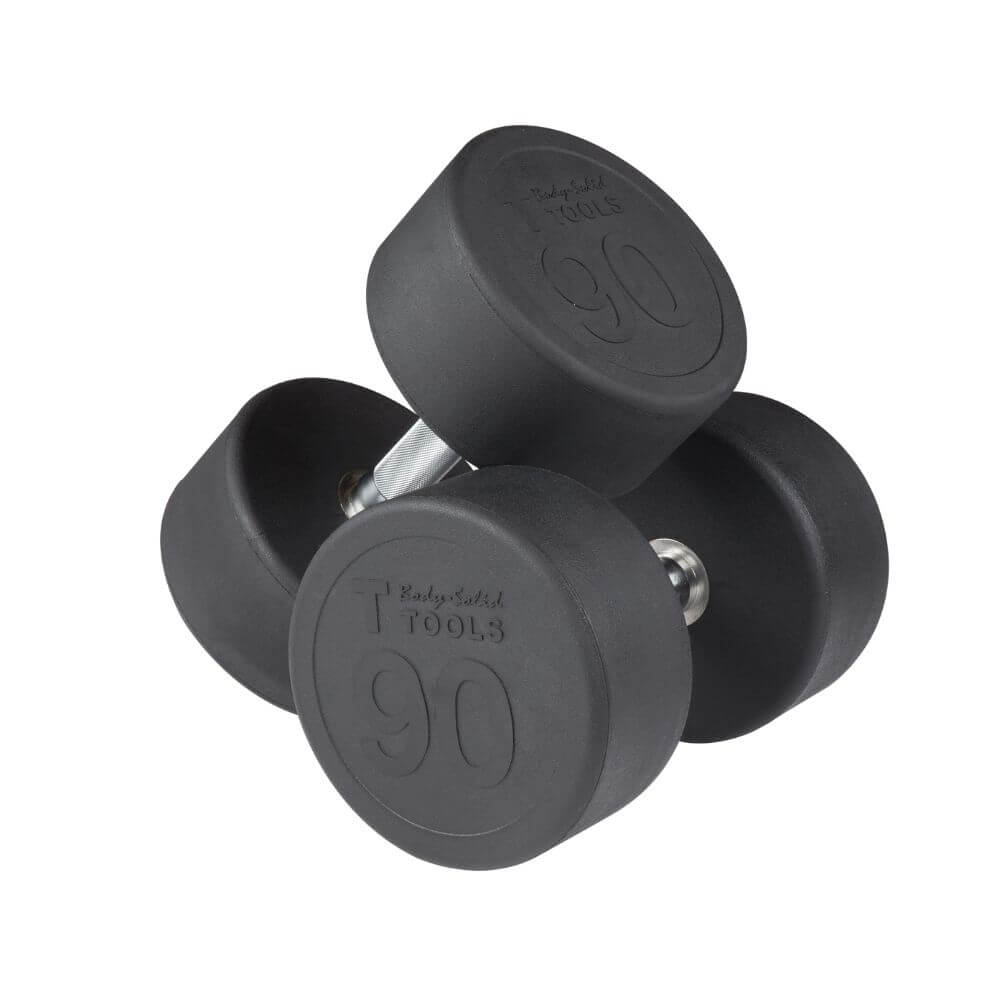 Body-Solid Rubber Round Dumbbells SDP