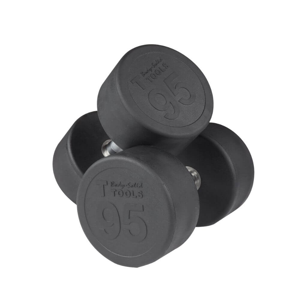 Body-Solid Rubber Round Dumbbells SDP