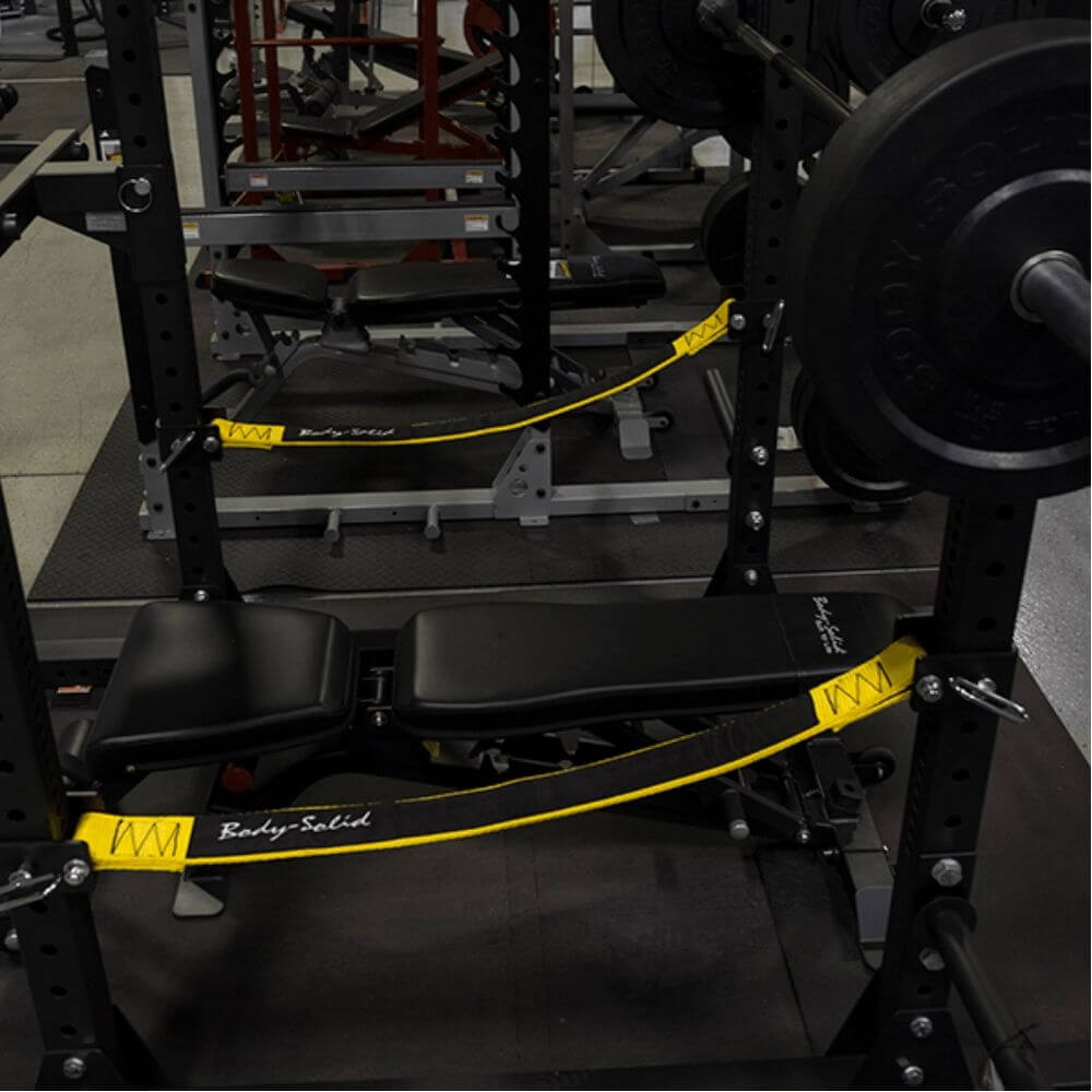 Body-Solid Pro Clubline Power Rack Strap Safeties (Pair) SPRSS
