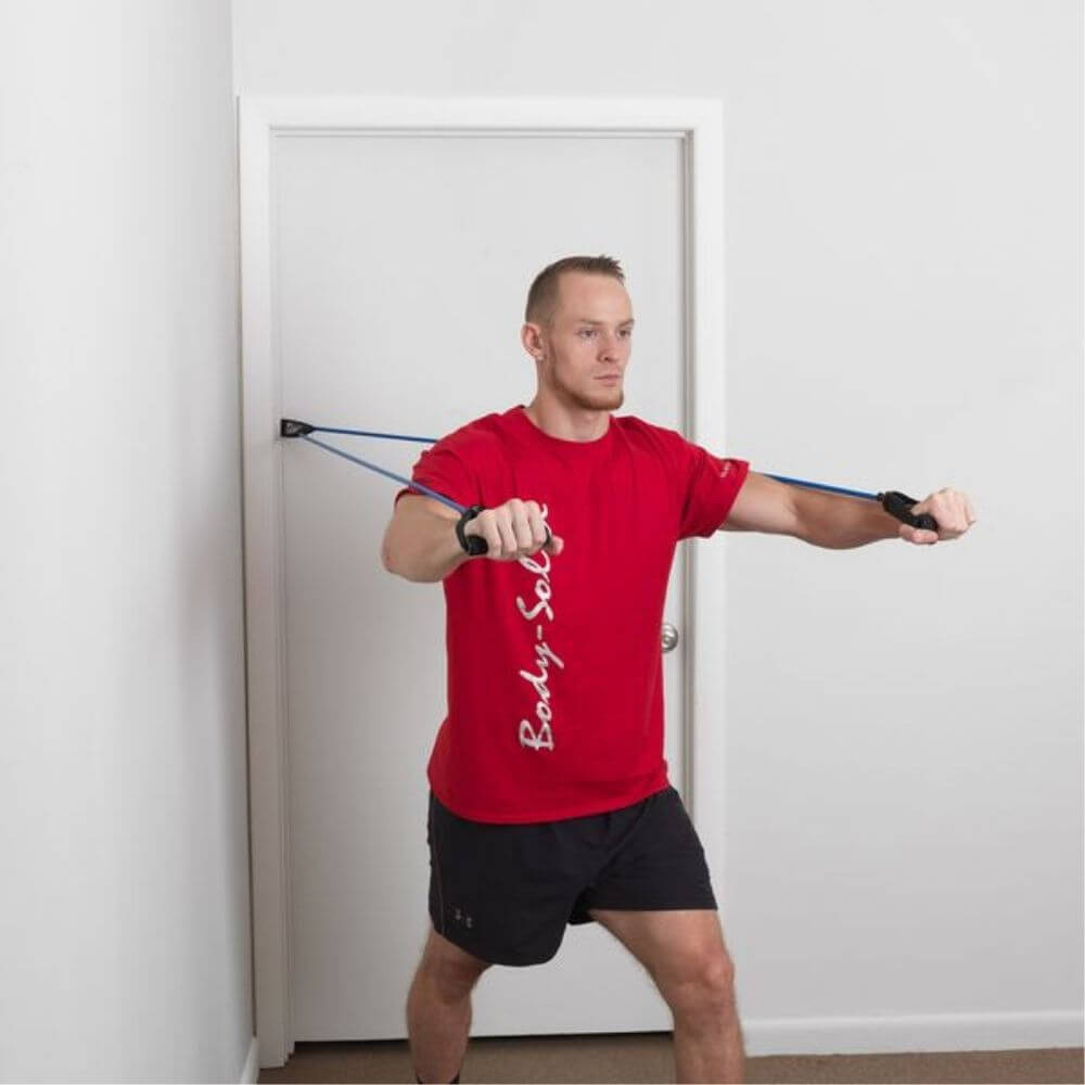 Body-Solid Tools Resistance Tube Door Frame Attachment BSTRTDA