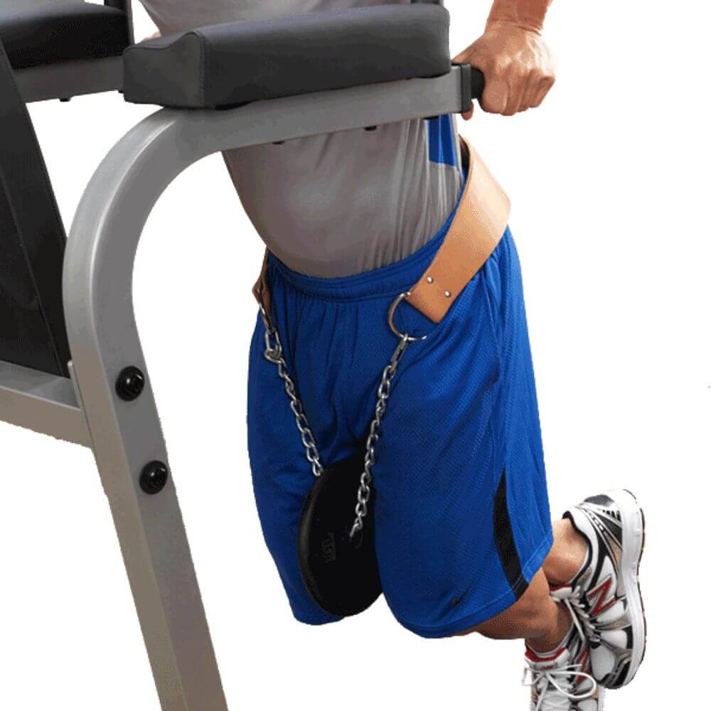 Body-Solid Tools Leather Dip Belt MA330