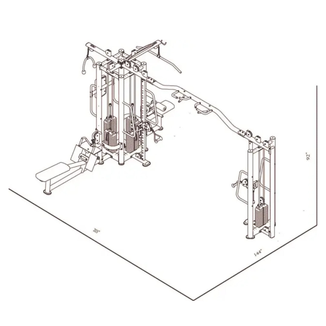 BodyKore GM5005 Five Station Jungle Gym