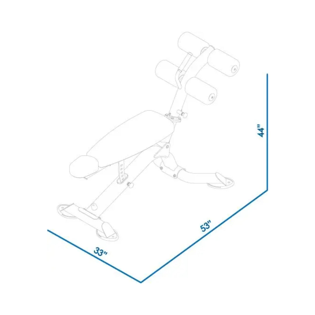 Bodykore Elite Series Adjustable Ab Crunch Bench CF2103