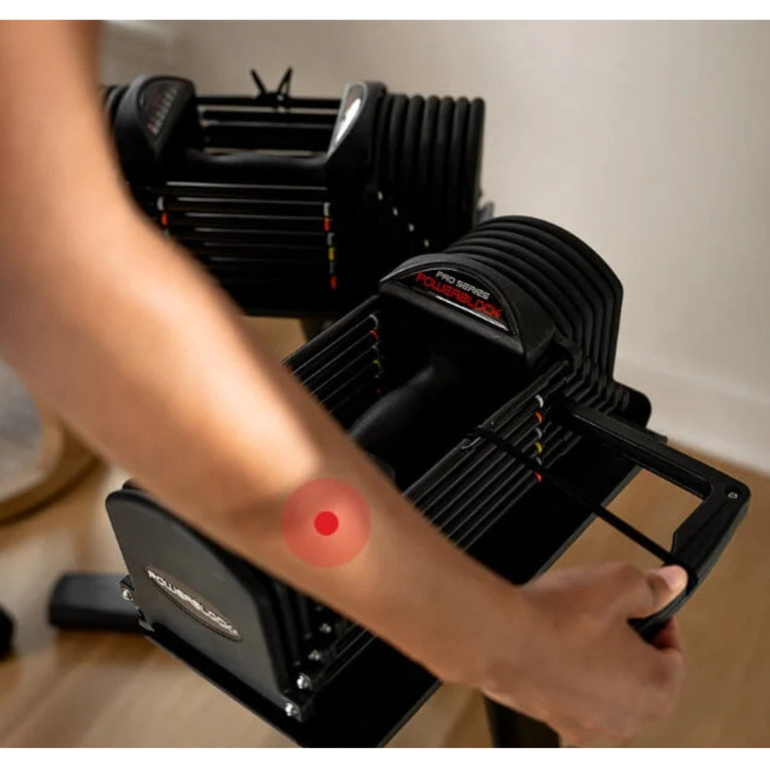 PowerBlock Commercial Pro 32 Adjustable Dumbbells
