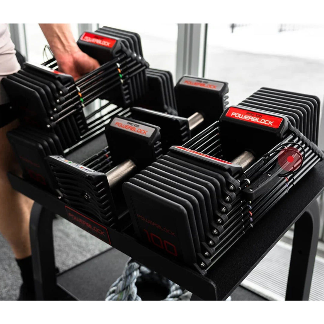 PowerBlock Commercial Pro 100 Adjustable Dumbbells