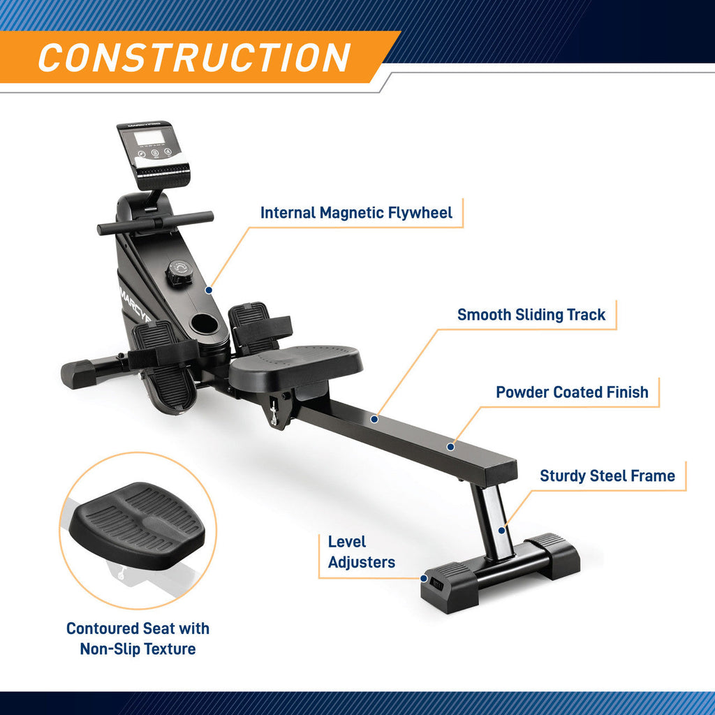 Compact Rowing Machine with Magnetic Resistance – XJ-6860RW | Marcy (Retired)