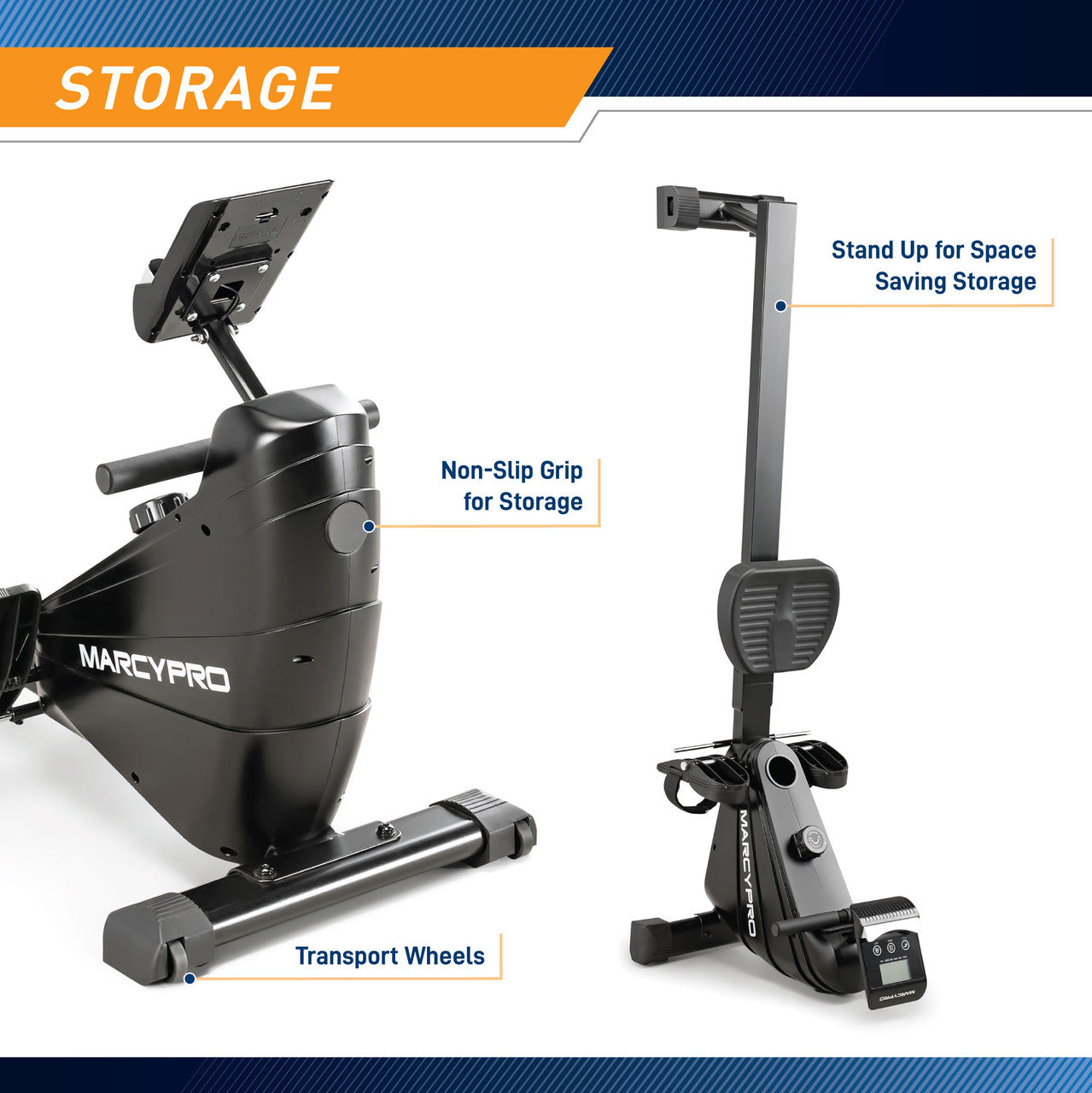 Compact Rowing Machine with Magnetic Resistance – XJ-6860RW | Marcy (Retired)