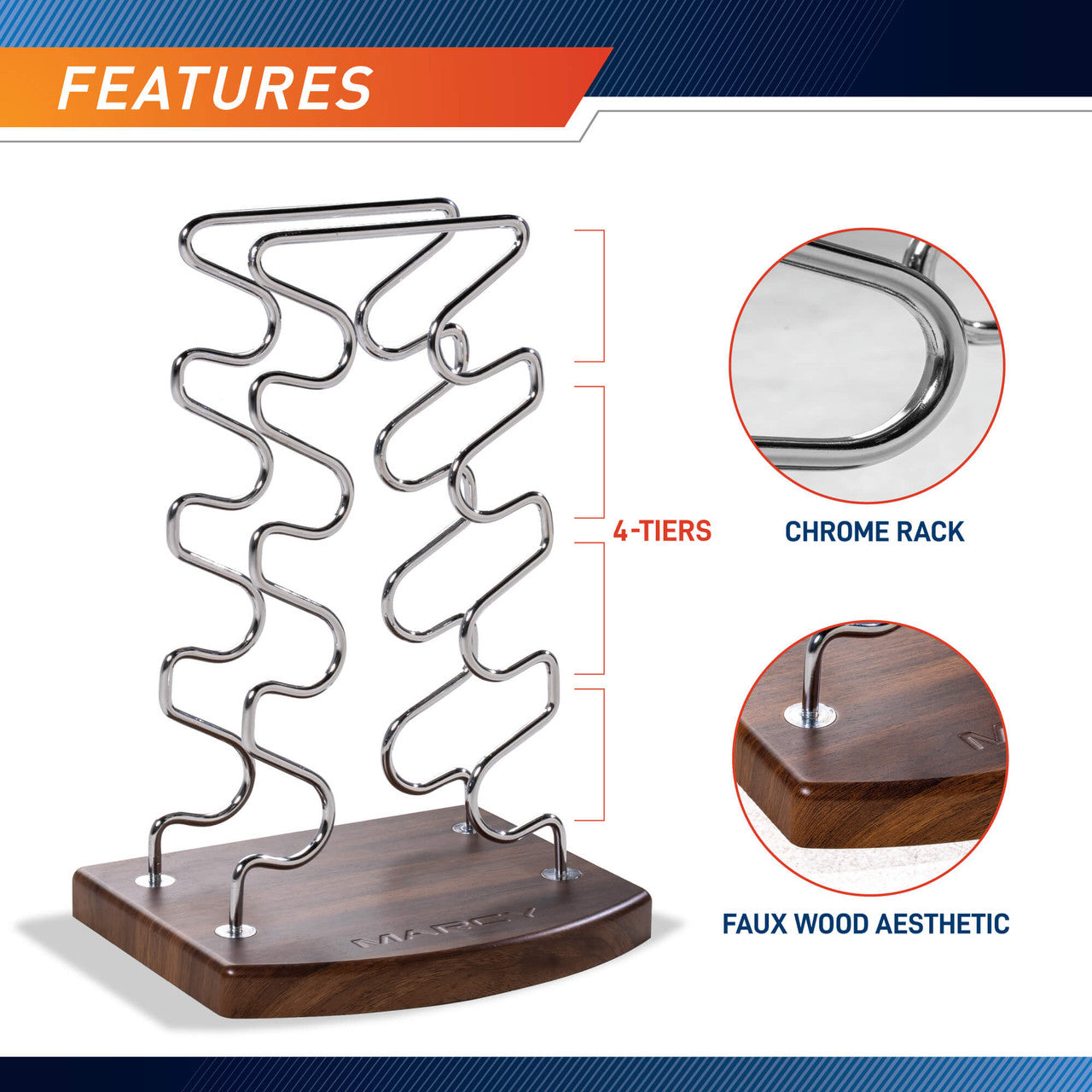 Marcy 4-Tier Dumbbell Storage Rack | DBR-8703