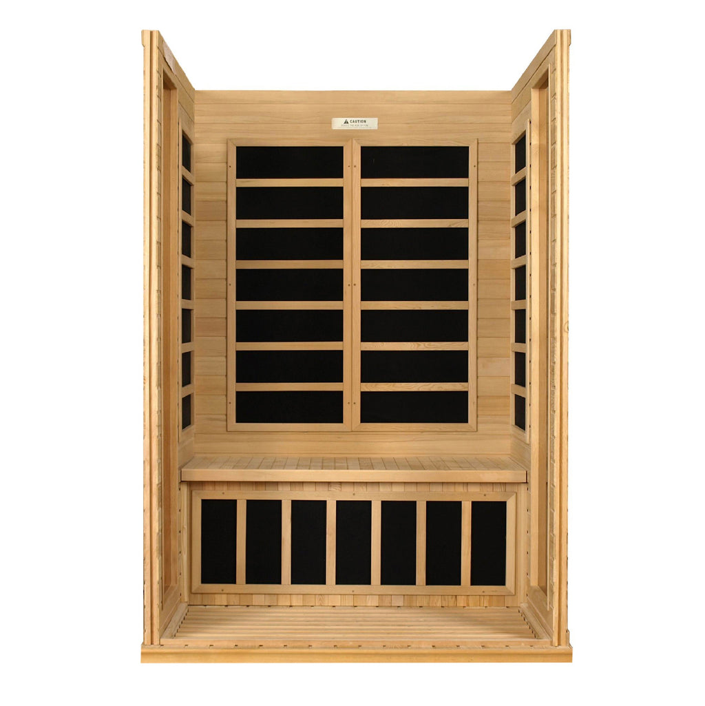 Dynamic "Versailles" 2 Person Low EMF FAR IR Sauna (DYN-6202-03)