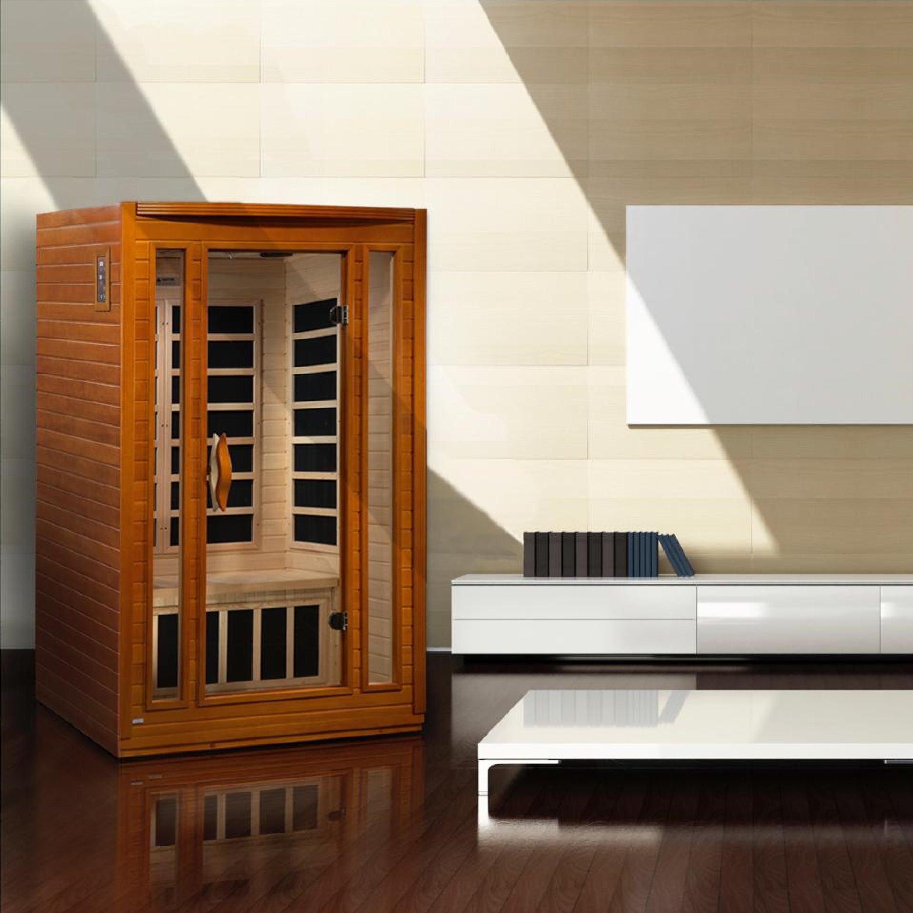 Dynamic "San Marino" 2 Person Ultra Low EMF FAR IR Sauna (DYN-6206-01 Elite)